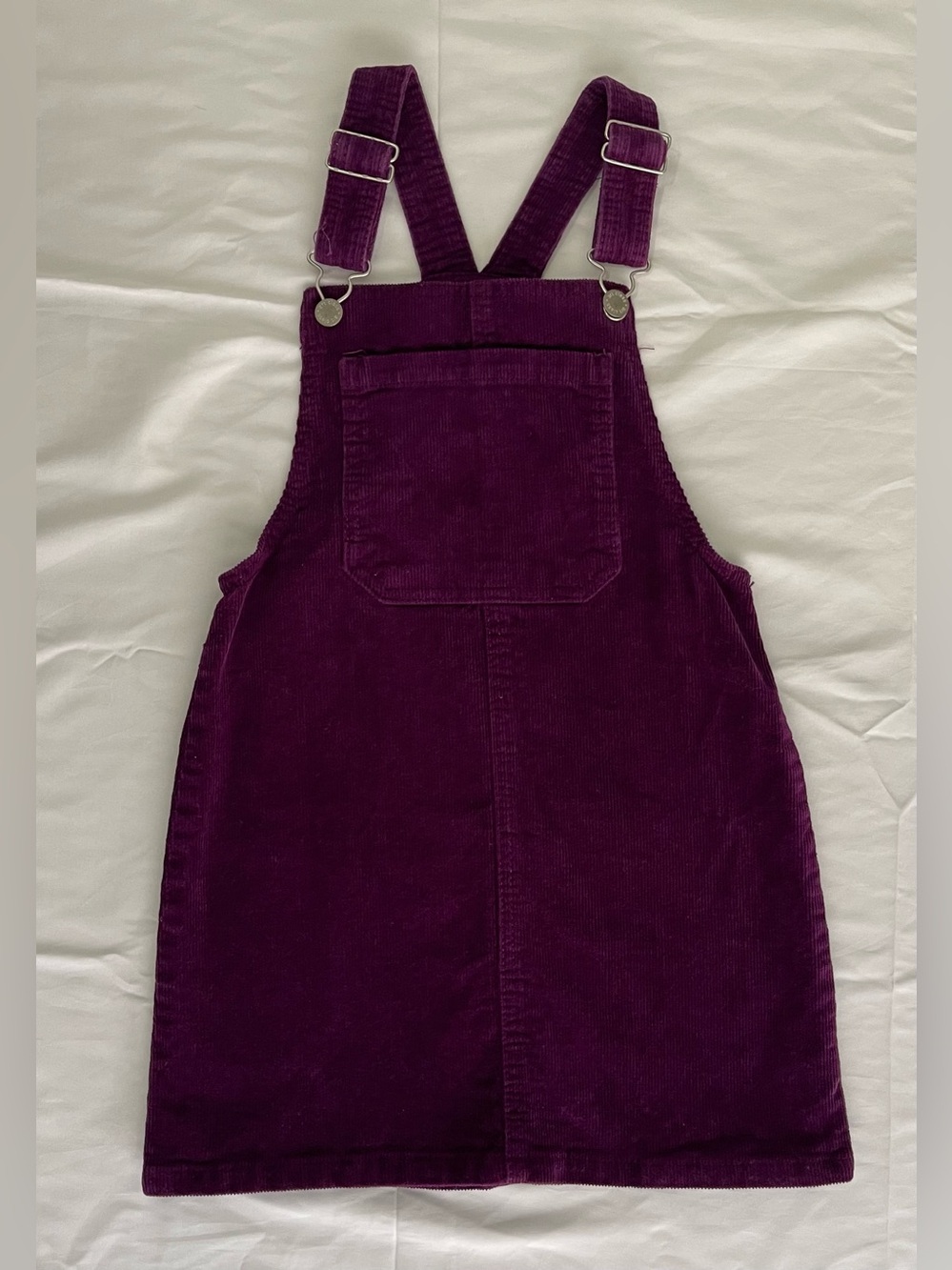 art class Plum Corduroy Overall Dress